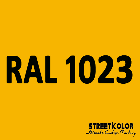 RAL 1023 akrylová auto farba lesklá alebo matná 1 liter + tužidlo + riedidlo
