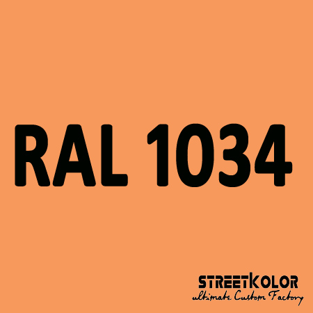 RAL 1034 akrylová auto farba lesklá alebo matná 1 liter + tužidlo + riedidlo