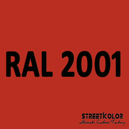 RAL 2001 akrylová auto farba lesklá alebo matná 1 liter + tužidlo + riedidlo