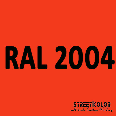 RAL 2004 akrylová auto farba lesklá alebo matná 1 liter + tužidlo + riedidlo