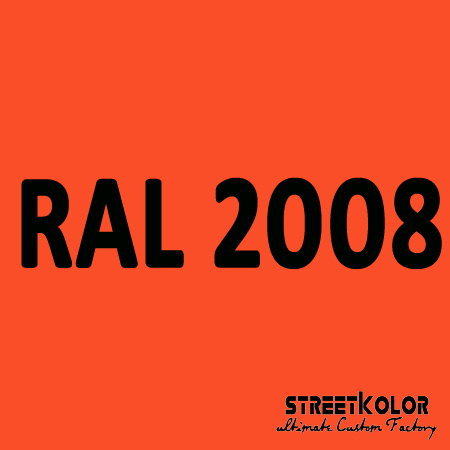 RAL 2008 akrylová auto farba lesklá alebo matná 1 liter + tužidlo + riedidlo