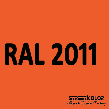 RAL 2011 akrylová auto farba lesklá alebo matná 1 liter + tužidlo + riedidlo