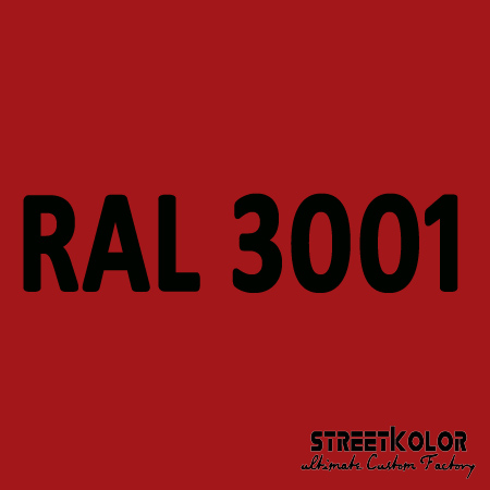 RAL 3001 akrylová auto farba lesklá alebo matná 1 liter + tužidlo + riedidlo