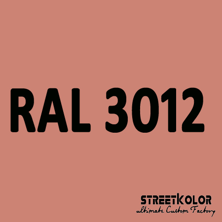 RAL 3012 akrylová auto farba lesklá alebo matná 1 liter + tužidlo + riedidlo