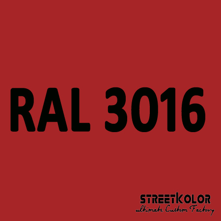 RAL 3016 akrylová auto farba lesklá alebo matná 1 liter + tužidlo + riedidlo