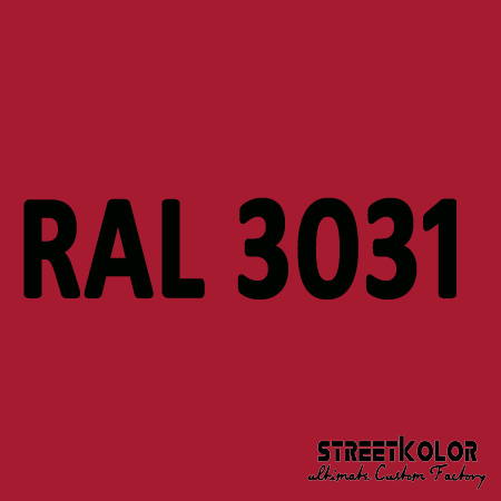 RAL 3031 akrylová auto farba lesklá alebo matná 1 liter + tužidlo + riedidlo