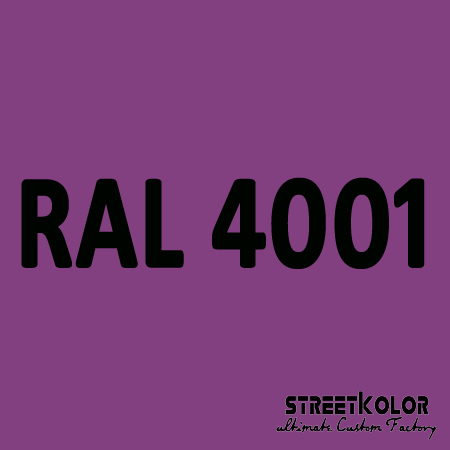 RAL 4001 akrylová auto farba lesklá alebo matná 1 liter + tužidlo + riedidlo
