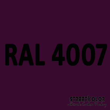 RAL 4007 akrylová auto farba lesklá alebo matná 1 liter + tužidlo + riedidlo