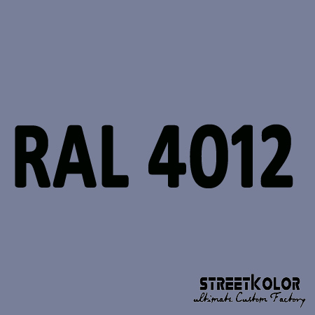 RAL 4012 akrylová auto farba lesklá alebo matná 1 liter + tužidlo + riedidlo