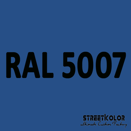 RAL 5007 akrylová auto farba lesklá alebo matná 1 liter + tužidlo + riedidlo