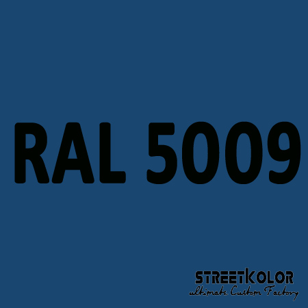 RAL 5009 akrylová auto farba lesklá alebo matná 1 liter + tužidlo + riedidlo