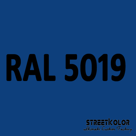 RAL 5019 akrylová auto farba lesklá alebo matná 1 liter + tužidlo + riedidlo