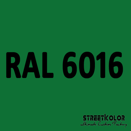RAL 6016 akrylová auto farba lesklá alebo matná 1 liter + tužidlo + riedidlo