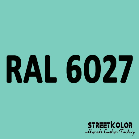 RAL 6027 akrylová auto farba lesklá alebo matná 1 liter + tužidlo + riedidlo