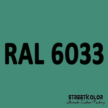 RAL 6033 akrylová auto farba lesklá alebo matná 1 liter + tužidlo + riedidlo