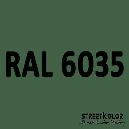 RAL 6035 akrylová auto farba lesklá alebo matná 1 liter + tužidlo + riedidlo