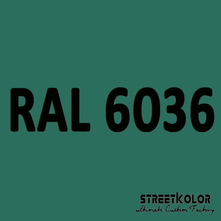 RAL 6036 akrylová auto farba lesklá alebo matná 1 liter + tužidlo + riedidlo