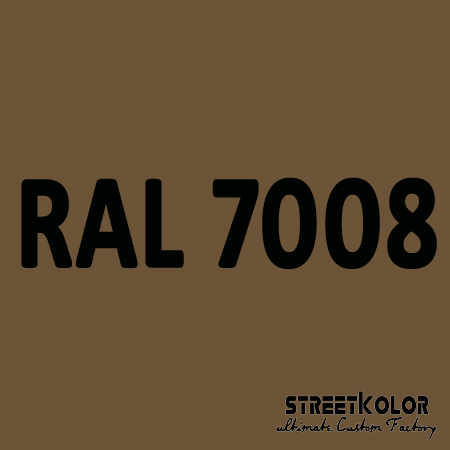 RAL 7008 akrylová auto farba lesklá alebo matná 1 liter + tužidlo + riedidlo