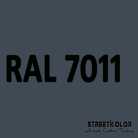 RAL 7011 akrylová auto farba lesklá alebo matná 1 liter + tužidlo + riedidlo