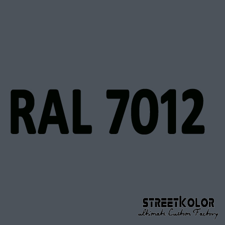 RAL 7012 akrylová auto farba lesklá alebo matná 1 liter + tužidlo + riedidlo