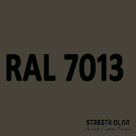 RAL 7013 akrylová auto farba lesklá alebo matná 1 liter + tužidlo + riedidlo