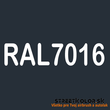 RAL 7016 akrylová auto farba lesklá alebo matná 1 liter + tužidlo + riedidlo