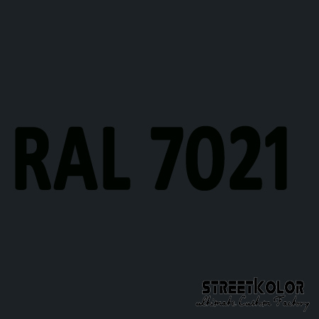 RAL 7021 akrylová auto farba lesklá alebo matná 1 liter + tužidlo + riedidlo