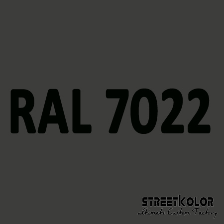 RAL 7022 akrylová auto farba lesklá alebo matná 1 liter + tužidlo + riedidlo