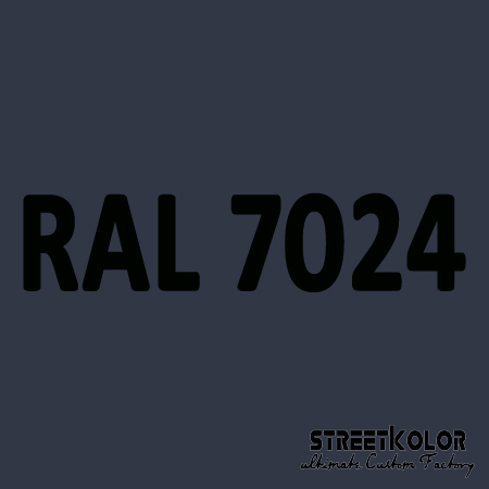 RAL 7024 akrylová auto farba lesklá alebo matná 1 liter + tužidlo + riedidlo