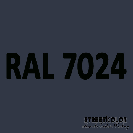 RAL 7024 akrylová auto farba lesklá alebo matná 1 liter + tužidlo + riedidlo