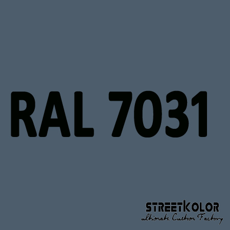 RAL 7031 akrylová auto farba lesklá alebo matná 1 liter + tužidlo + riedidlo