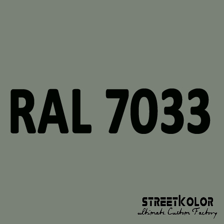 RAL 7033 akrylová auto farba lesklá alebo matná 1 liter + tužidlo + riedidlo