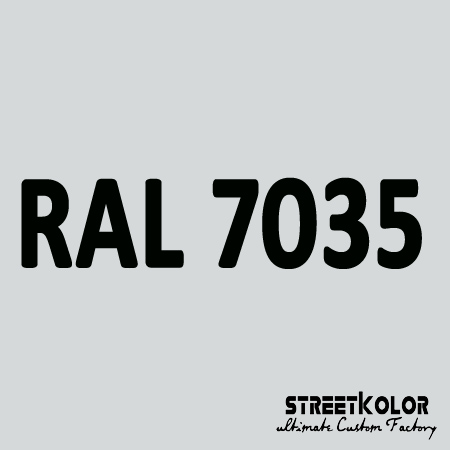RAL 7035 akrylová auto farba lesklá alebo matná 1 liter + tužidlo + riedidlo