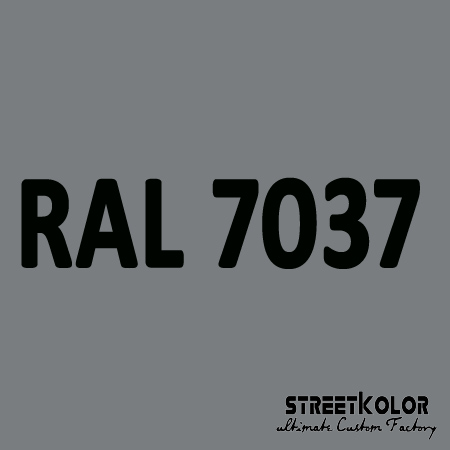 RAL 7037 akrylová auto farba lesklá alebo matná 1 liter + tužidlo + riedidlo
