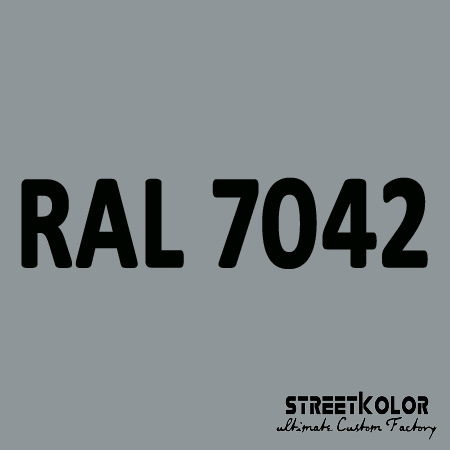 RAL 7042 akrylová auto farba lesklá alebo matná 1 liter + tužidlo + riedidlo
