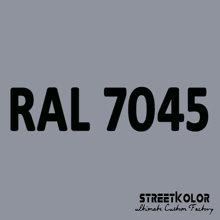 RAL 7045 akrylová auto farba lesklá alebo matná 1 liter + tužidlo + riedidlo