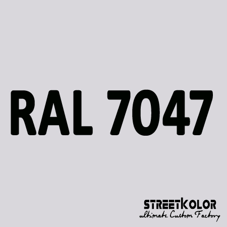 RAL 7047 akrylová auto farba lesklá alebo matná 1 liter + tužidlo + riedidlo