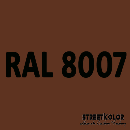 RAL 8007 akrylová auto farba lesklá alebo matná 1 liter + tužidlo + riedidlo