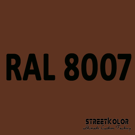 RAL 8007 akrylová auto farba lesklá alebo matná 1 liter + tužidlo + riedidlo