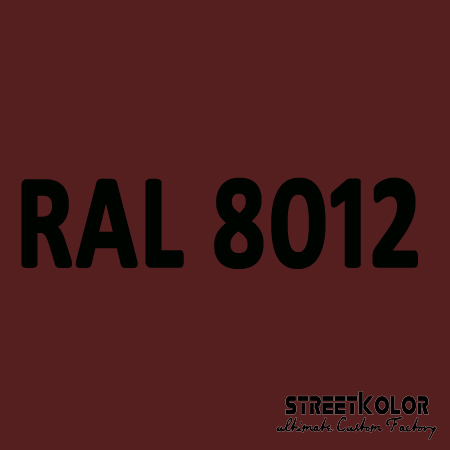 RAL 8012 akrylová auto farba lesklá alebo matná 1 liter + tužidlo + riedidlo