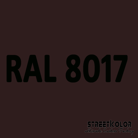 RAL 8017 akrylová auto farba lesklá alebo matná 1 liter + tužidlo + riedidlo