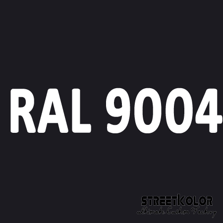 RAL 9004 akrylová auto farba lesklá alebo matná 1 liter + tužidlo + riedidlo