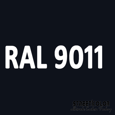 RAL 9011 akrylová auto farba lesklá alebo matná 1 liter + tužidlo + riedidlo