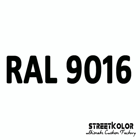 RAL 9016 akrylová auto farba lesklá alebo matná 1 liter + tužidlo + riedidlo