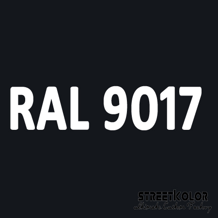 RAL 9017 akrylová auto farba lesklá alebo matná 1 liter + tužidlo + riedidlo