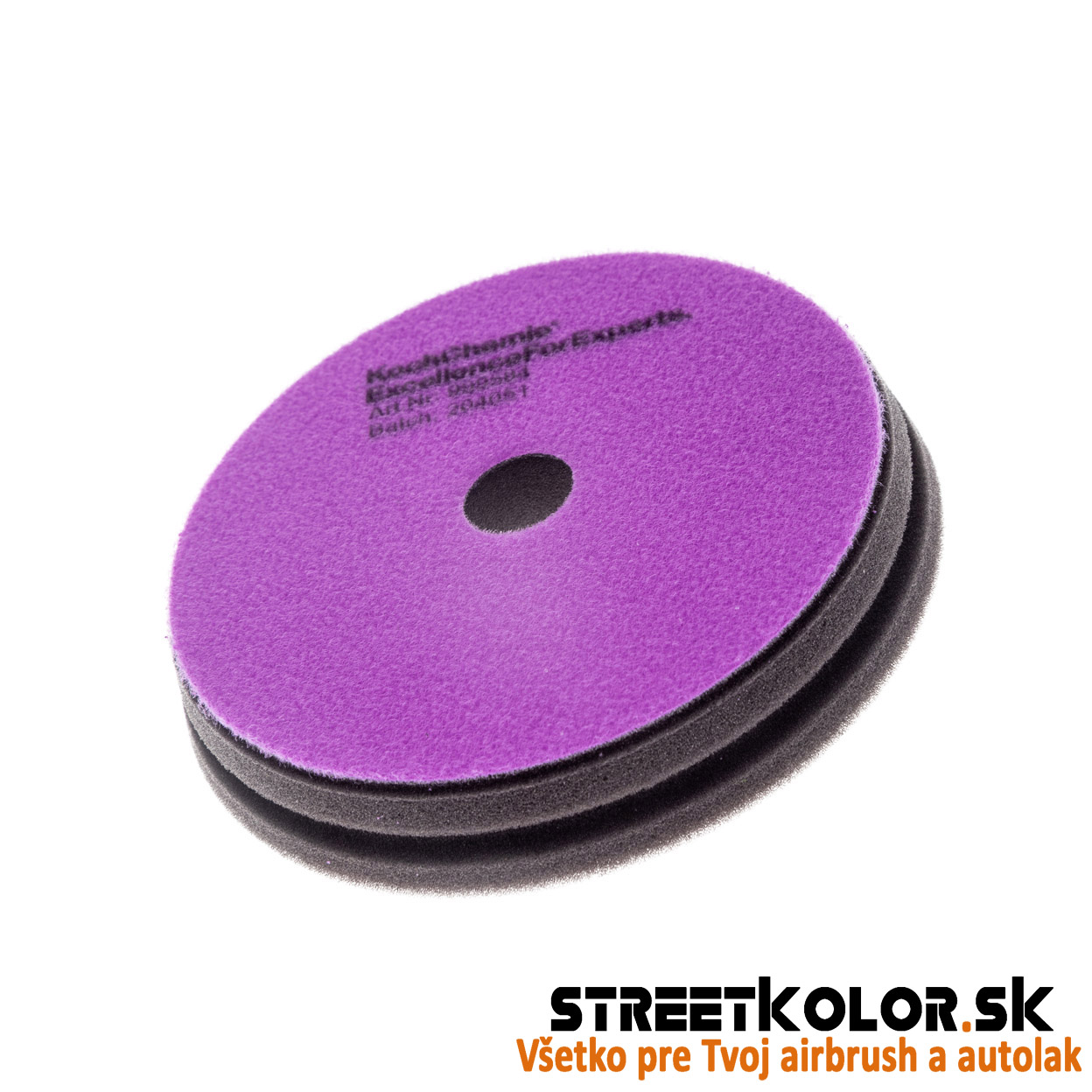 KochChemie Finálny antihologramový fialový leštiaci kotúč Micro Cut Pad 150x23mm