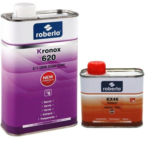 UHS LAK ROBERLO KRONOX 620 Extra vysoký lesk 2:1, 5 litrov laku + 2,5l tužidla 