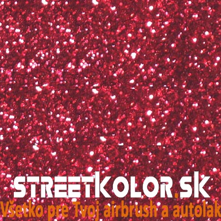 Perleť Červená-Čerešňová, 50 gramov, 400 micro=0,4mm