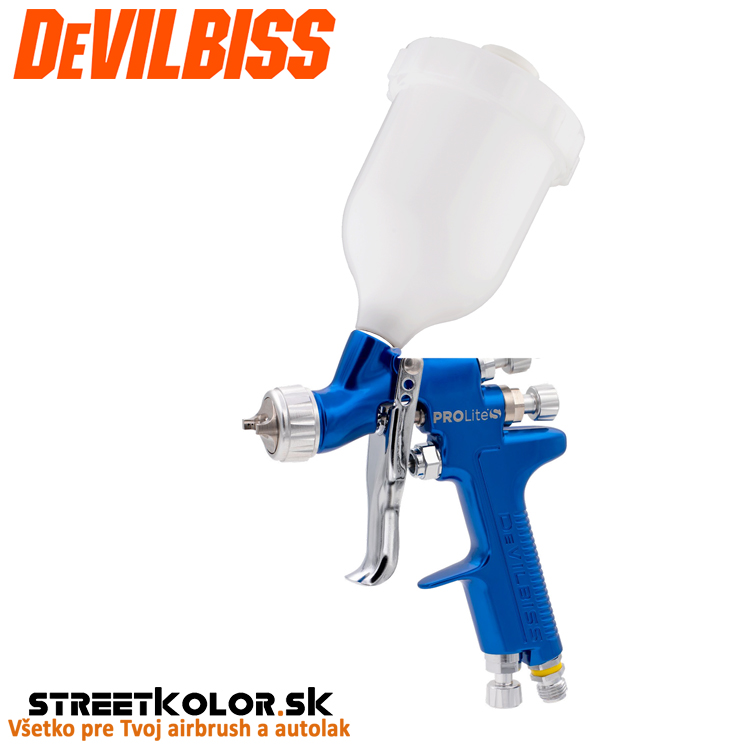 DeVilbiss PROLite S 0,8mm pre malé opravy (55-135l/min.) MODEL 2024