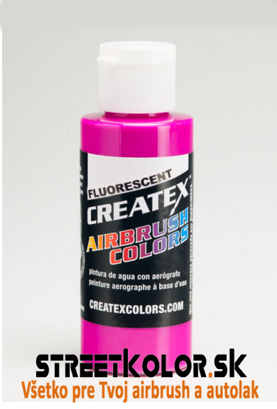 CreateX 5402 Fialová Fluorescenčná airbrush farba 240ml